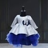 Designer party wear frock for baby girl stylish birthday celebration outfit