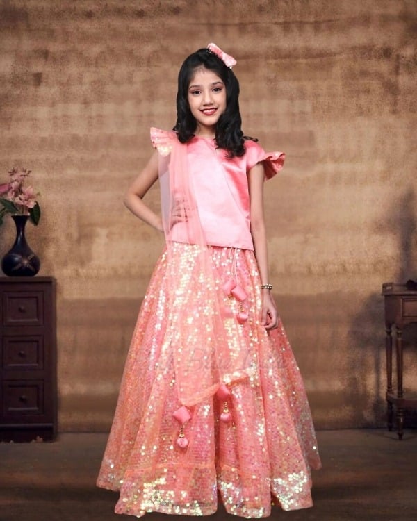 Wedding lehenga for baby girl elegant festive wear traditional outfit