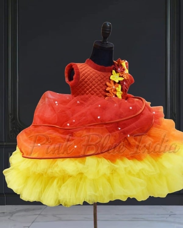 Special occasion gown for girls elegant birthday party wear outfit