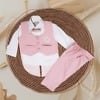 Pink party outfit for boys stylish birthday celebration wear