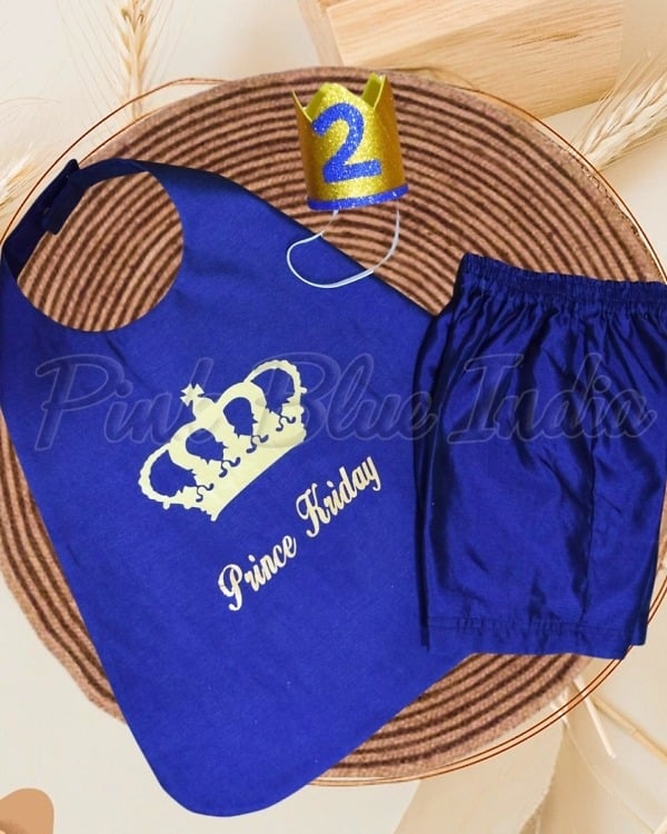 Royal prince child costume for boys, cute birthday outfit
