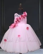 Girls party dress with big bow full outfit premium party wear