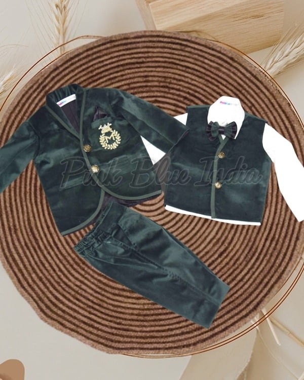 Coat suit for boys stylish wedding party wear formal outfit