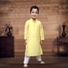 Yellow kurta pajama for kids stylish festive traditional wear outfit