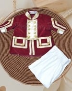 Royal king outfit for baby boy stylish birthday party wear costume