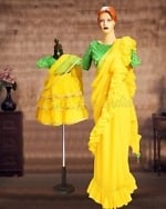 Mother daughter matching lehengas family wedding festive wear stylish coordinated outfit