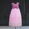 Pink gown for baby girl stylish birthday party wear dress