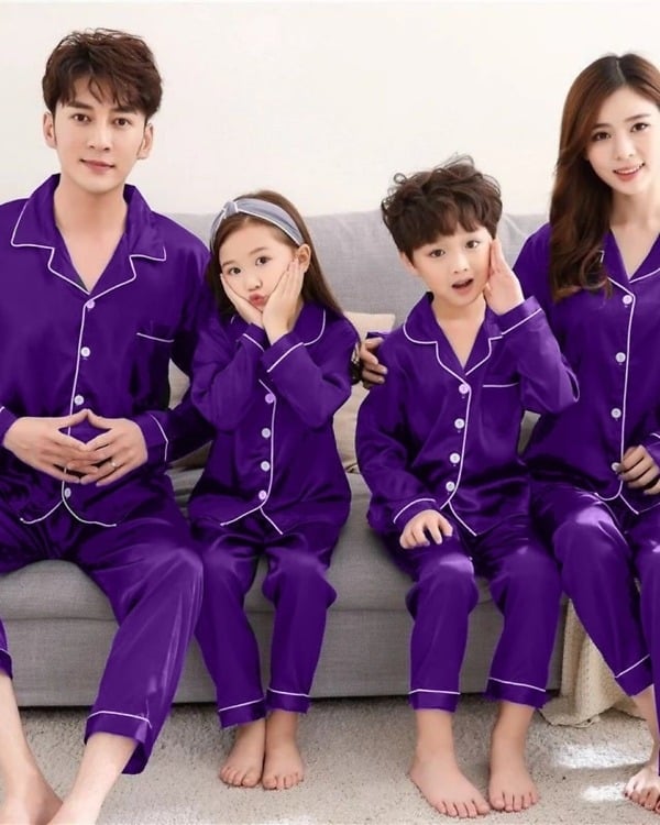 Family matching nightwear set, soft and comfortable, stylish for special occasions
