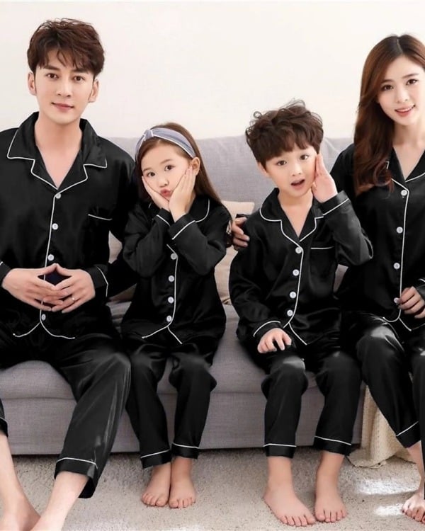 Family matching pajama set, cozy and comfortable for kids and adults on special occasions