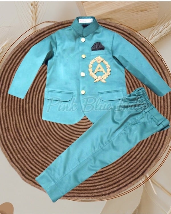 Royal Jodhpuri suit for baby boy, stylish wedding wear for special occasions