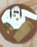 Safari themed birthday outfit for baby boy cute 1st birthday party wear