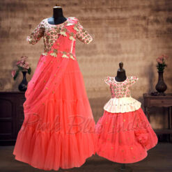 mother-and-daughter-matching-lehenga-combo