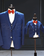Father son wedding party suit matching combo by Pink Blue India