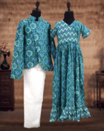 Big sister brother matching ethnic outfits for kids by Pink Blue India