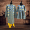 Brother sister coordinated outfit set for festivals by Pink Blue India
