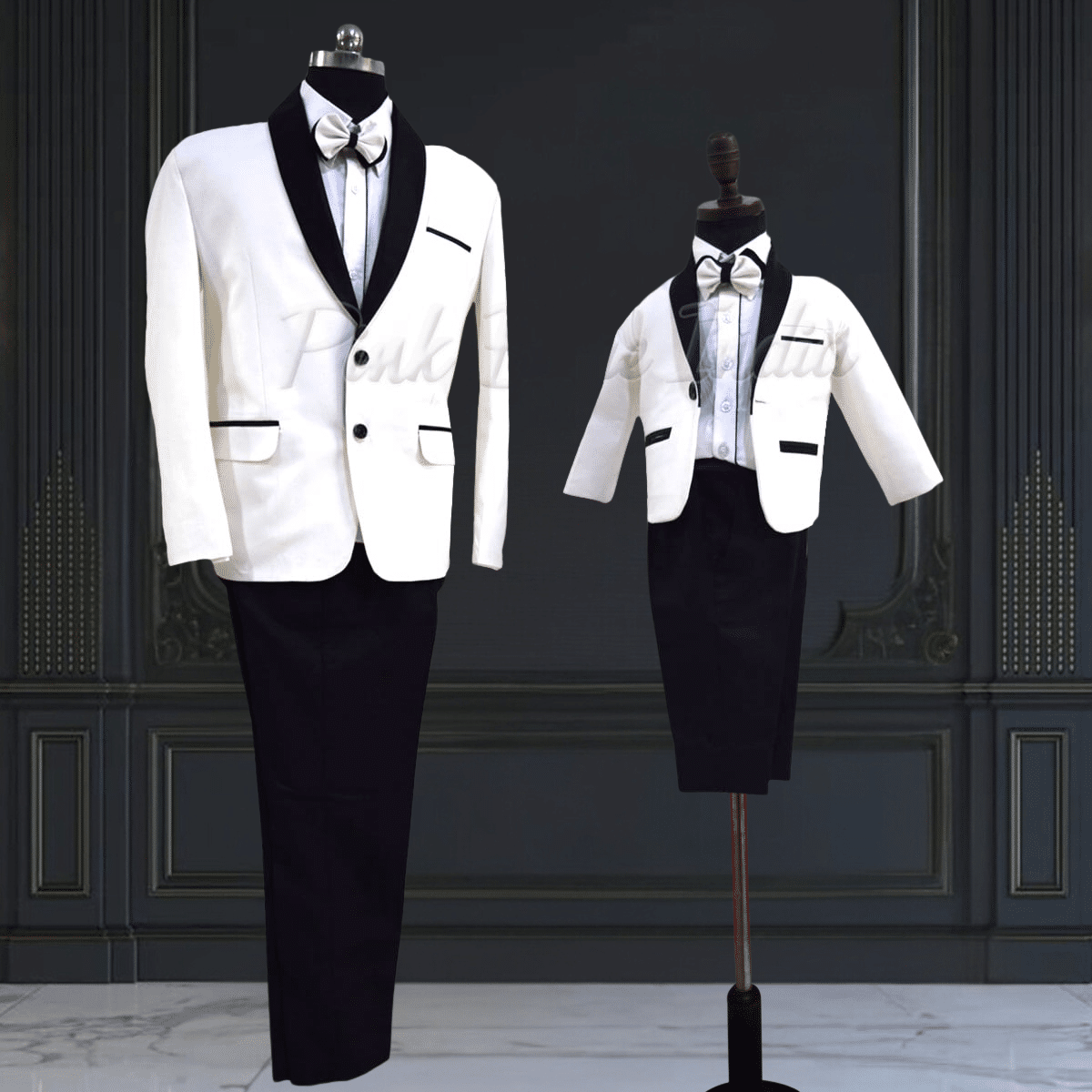 father-and-son-matching-tuxedo-twinning-suits