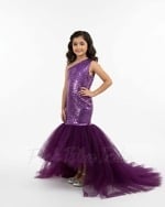 Kids mermaid theme gown for birthday celebration by Pink Blue India