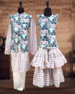 Pink coordinated sibling outfits for festive wear by Pink Blue India