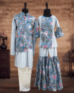 Brother sister ethnic wear combo for festivals by Pink Blue India