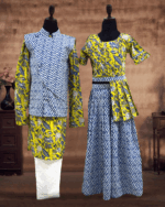 Brother sister matching outfit combo stylish kids wear by Pink Blue India