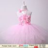 pink flowery tutu dress