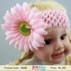Stretchable Crochet Flower Baby Girl Headband