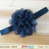Attractive Black Color Toddler Hair Band with a Net Flower