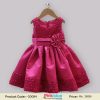 maroon baby party dress