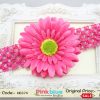 Cute Baby Headband in Rose Pink With a Big Flower in India