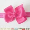 Buy Online Deep Pink Color Hair Band for Infants with Bow