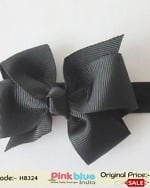 Elegant Black Color Headband with Knot for Toddlers in India