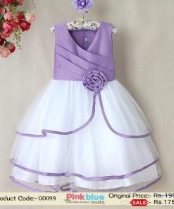 lavender toddler party dress