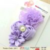 Classy Lavender Flower Hair Band for Toddlers in India with Frills