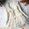 Off White Little Princess Dress with Uptown Cream Shrug