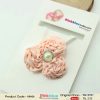 Gorgeous Peach Baby Girl Headband with a Flowers and Pearl