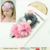 Pink and Grey Kids Hair Band for Infant Baby Girls