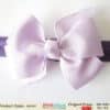 Purple Hair Band With Mauve Bow for Infant Baby Girls