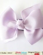 Purple Hair Band With Mauve Bow for Infant Baby Girls