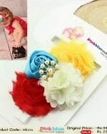 Rainbow Color Flower Hair Band for Toddlers in India