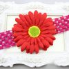 Red Infant Flower Headband for Girls