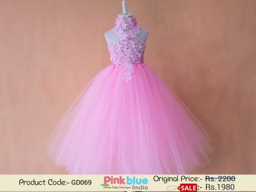 pink birthday tutu dress