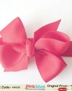 Smart Toddler Hair Band in Red with a Knot on Top