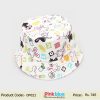 Buy Online White Infant Hat with Cute Random Bunny Prints