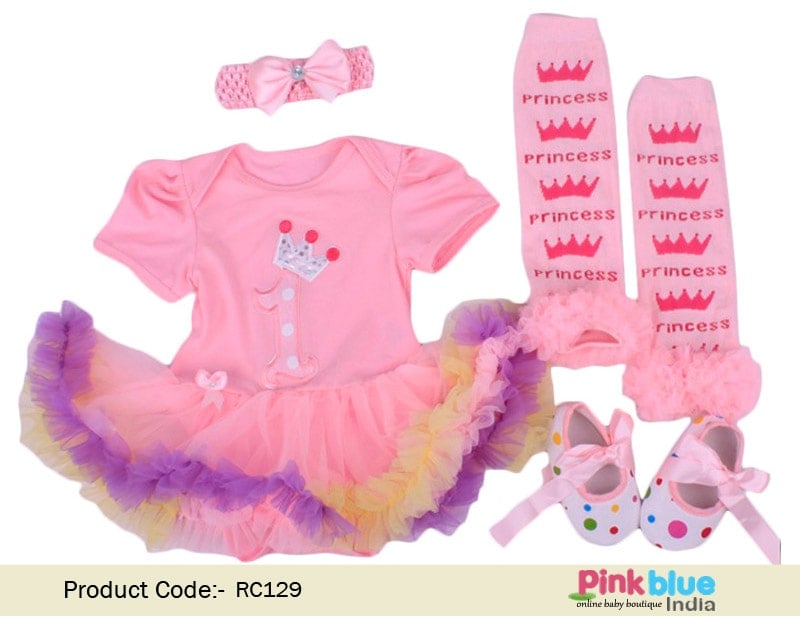 1st Birthday Girl Outfit: Pink Tutu Sets - First Birthday Dress