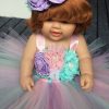 Pastel rainbow tutu baby girl – 1st Birthday Rainbow Tutu, Little Girl Tutu, Infant Unicorn tutu dress