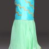 Baby Girl One Shoulder crop top and long skirt Dress Indian Wedding ethnic wear