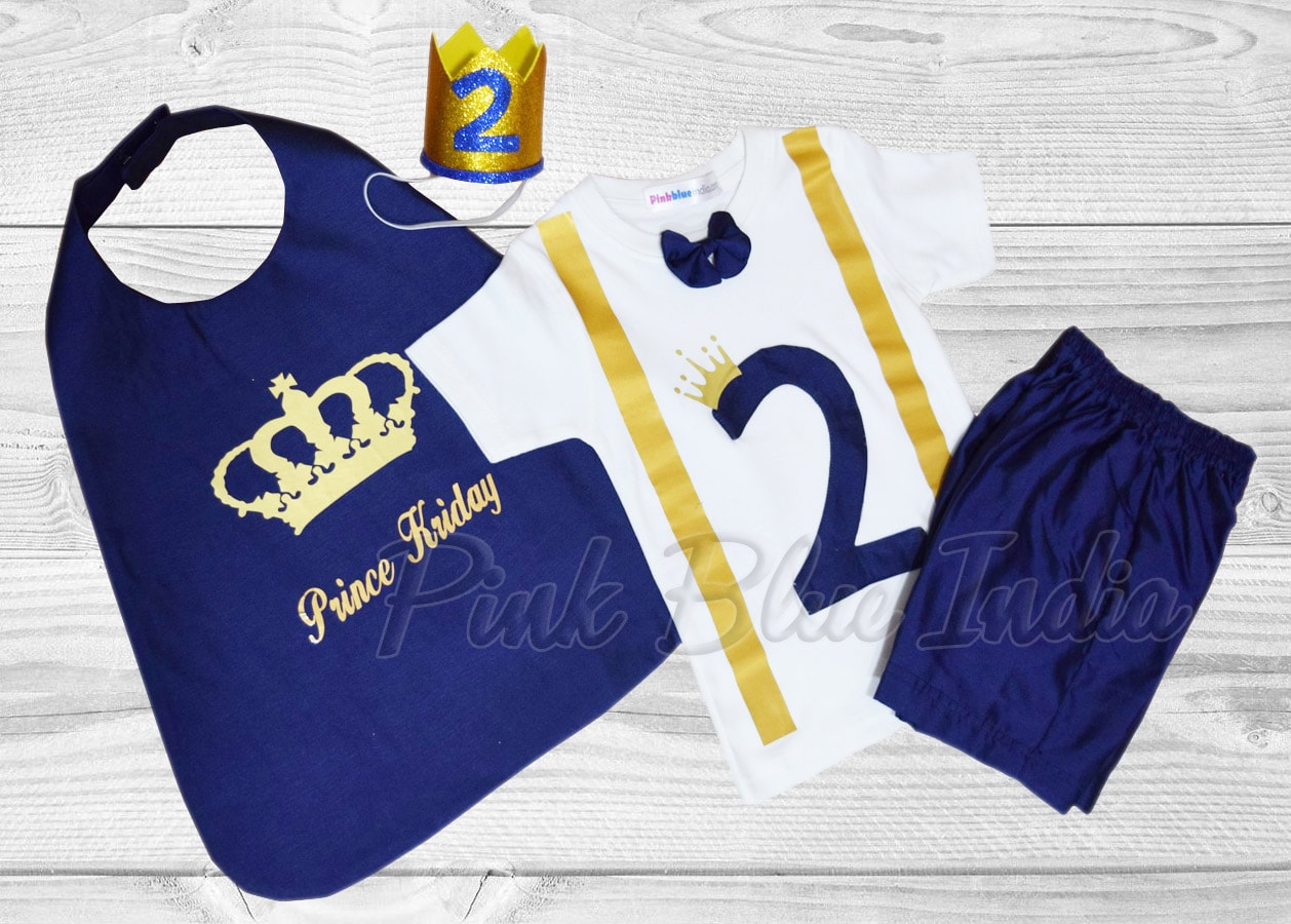 Amazon.com: AWIBMK Baby Boys Prince 1st Birthday Cake Smash Outfit Letters  Number Print Bowtie Short Sleeve Romper + Shorts + Cape + Carnival Birthday  Party for Photo Props 3PCS Costume Set Royal