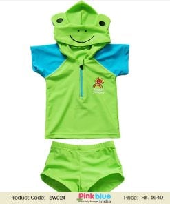 2 Piece Turtle Baby Boy Swimwear costume - kids Swim Trunks, Swim Shorts