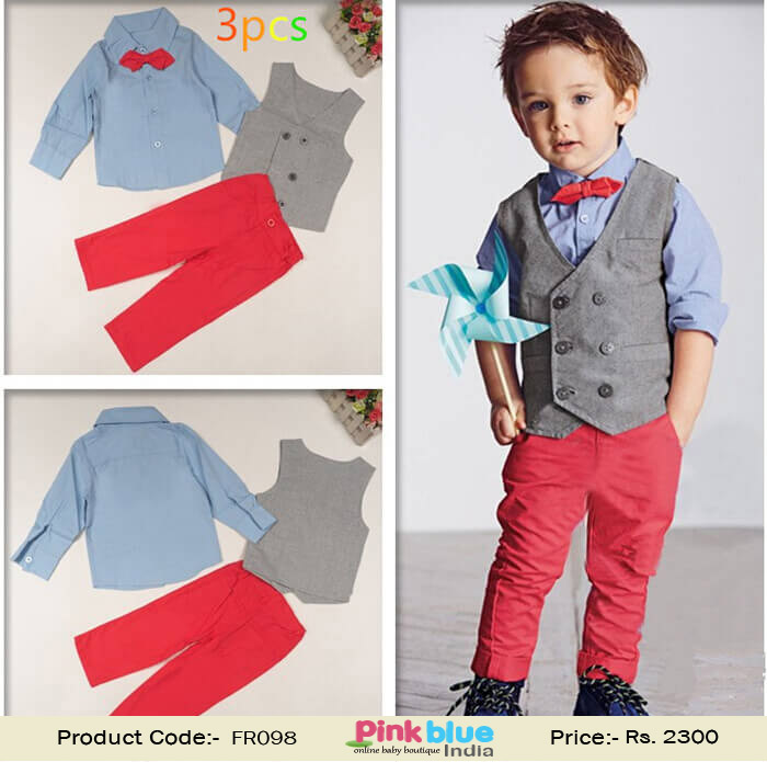 3 piece kids casual outfit