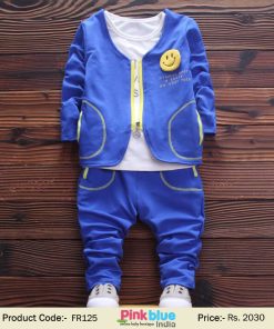 blue kids sportswear